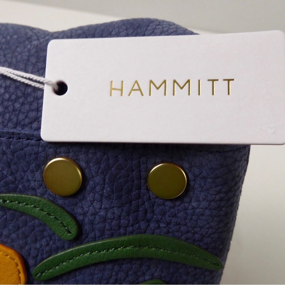 Hammitt Bryant Medium Poppy Skies Leather Purse Crossbody Shoulder Bag NWT New - Picture 10 of 11